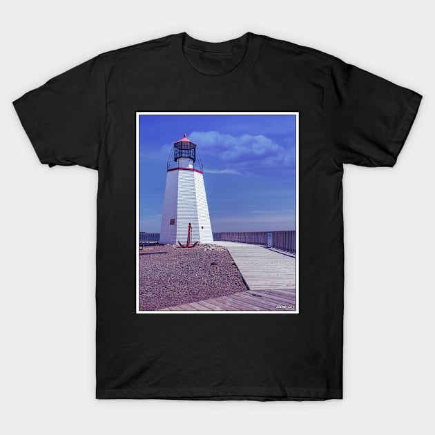 Pendlebury Lighthouse in Saint Andrews, New Brunswick T-Shirt by kenmo